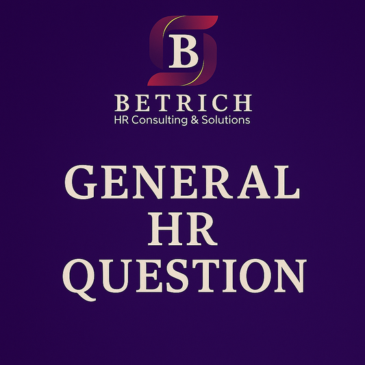 Ask HR – General HR Question