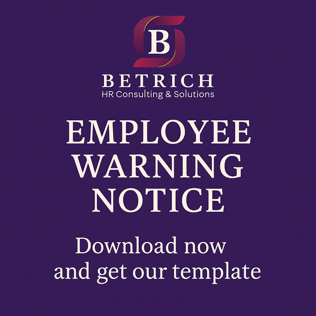 EMPLOYEE WARNING NOTICE 