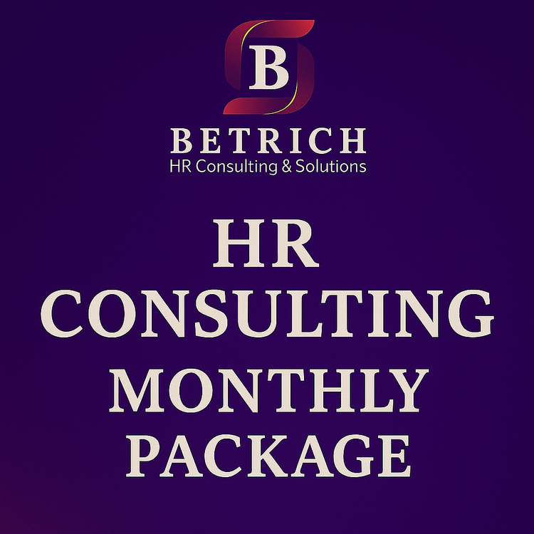 HR CONSULTING MONTHLY PACKAGE 