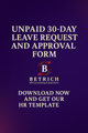 UNPAID 30-DAY LEAVE REQUEST AND APPROVAL FORM 